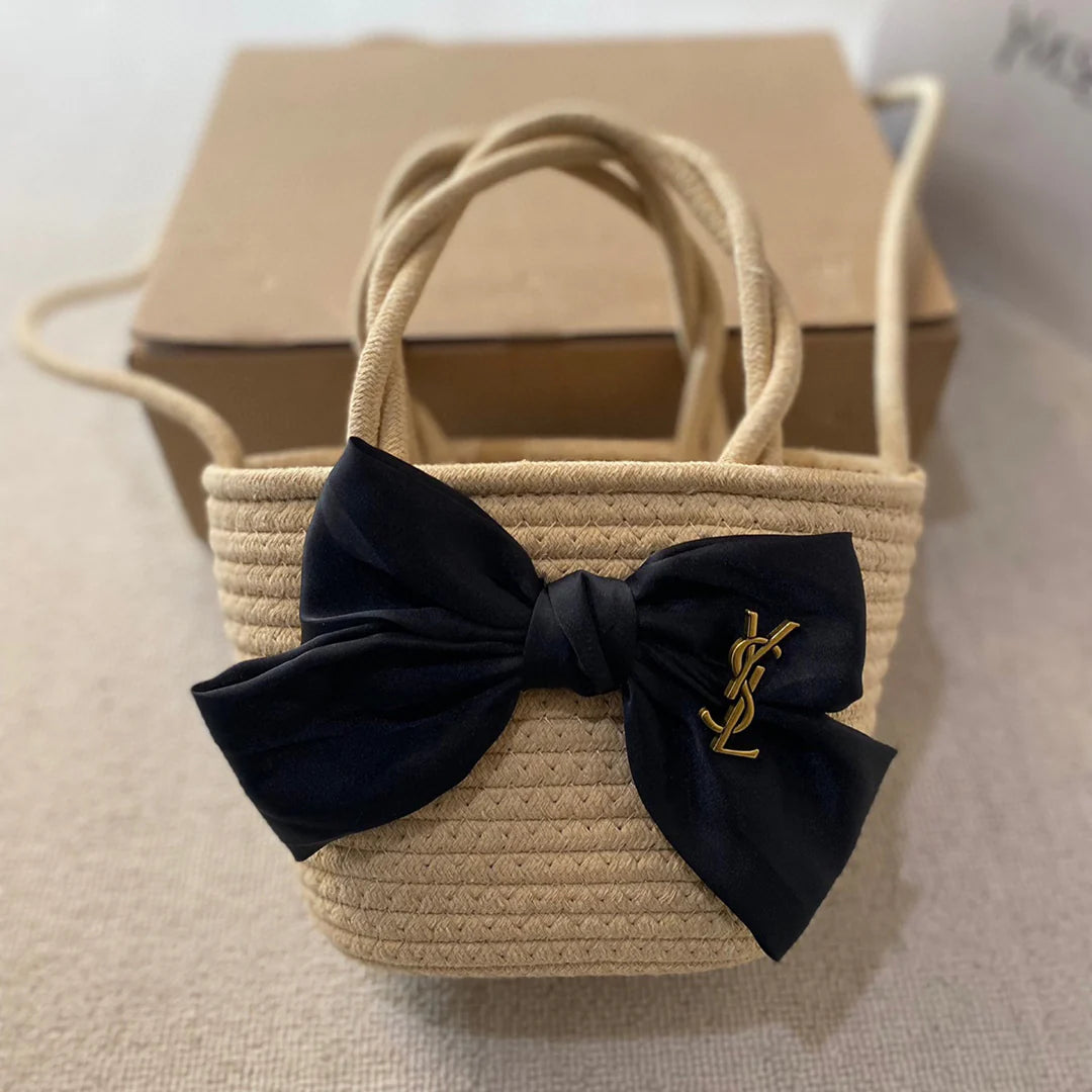 Fashion holiday style handwoven vegetable basket straw bag 1024041002