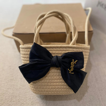 Fashion holiday style handwoven vegetable basket straw bag 1024041002