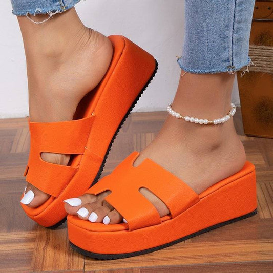 New Elevated Slio Thick Bottom Fashionable All-match Sandals 1024040309