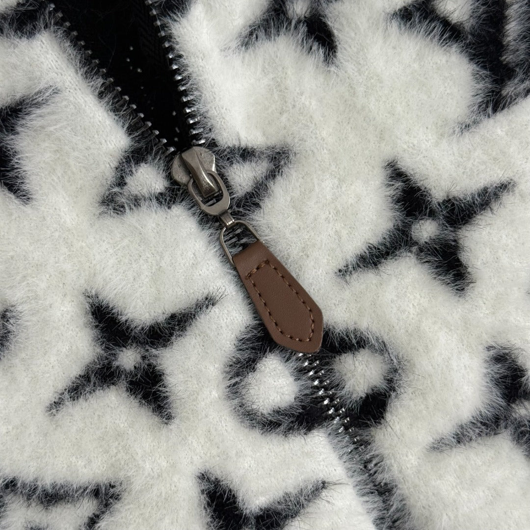 Straight-Leg Denim Pants with Large Floral Print 1025092314