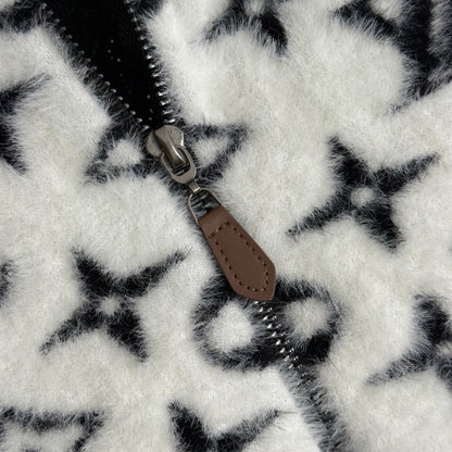 Straight-Leg Denim Pants with Large Floral Print 1025092314