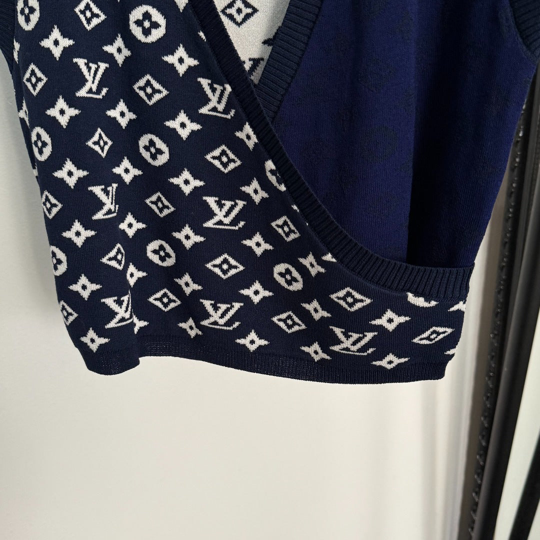 New V-neck Knit Tank Top 1025092319