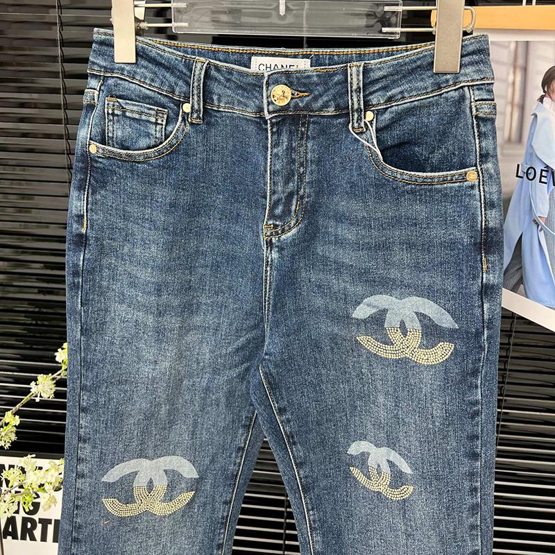 New Fashion Versatile Elastic Jeans 1023122720