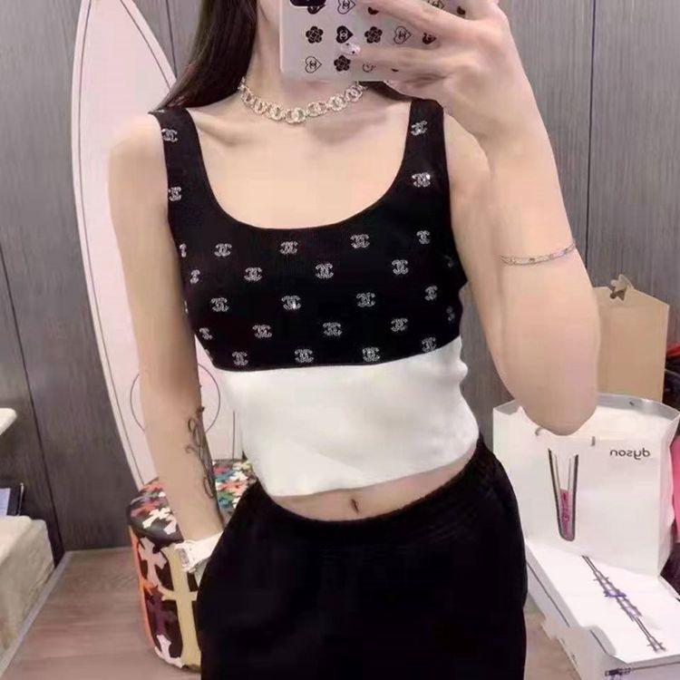 Fashion new camisole vest knitted top 1023112815
