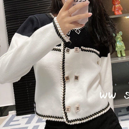 Fashion all-match knitted cardigan PD1023080203