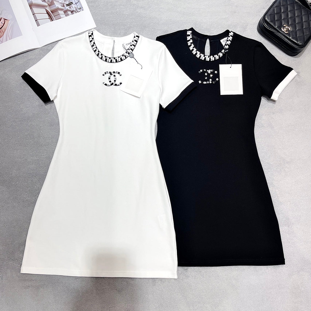 New heavy industry beaded dress MM10041349