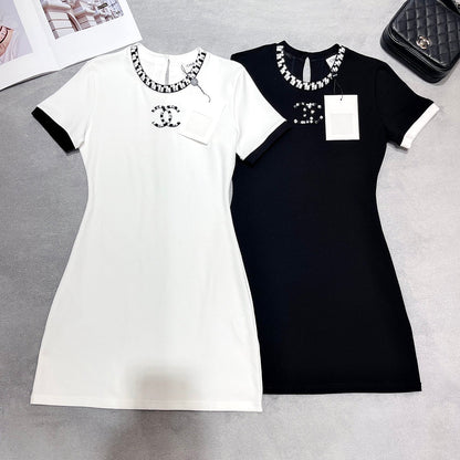 New heavy industry beaded dress MM10041349