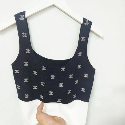 Fashion new camisole vest knitted top 1023112815