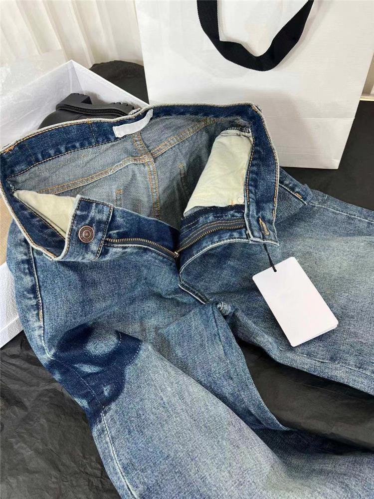 New Pants Loose Horn High Waist Straight Leg Jeans PD05202412204