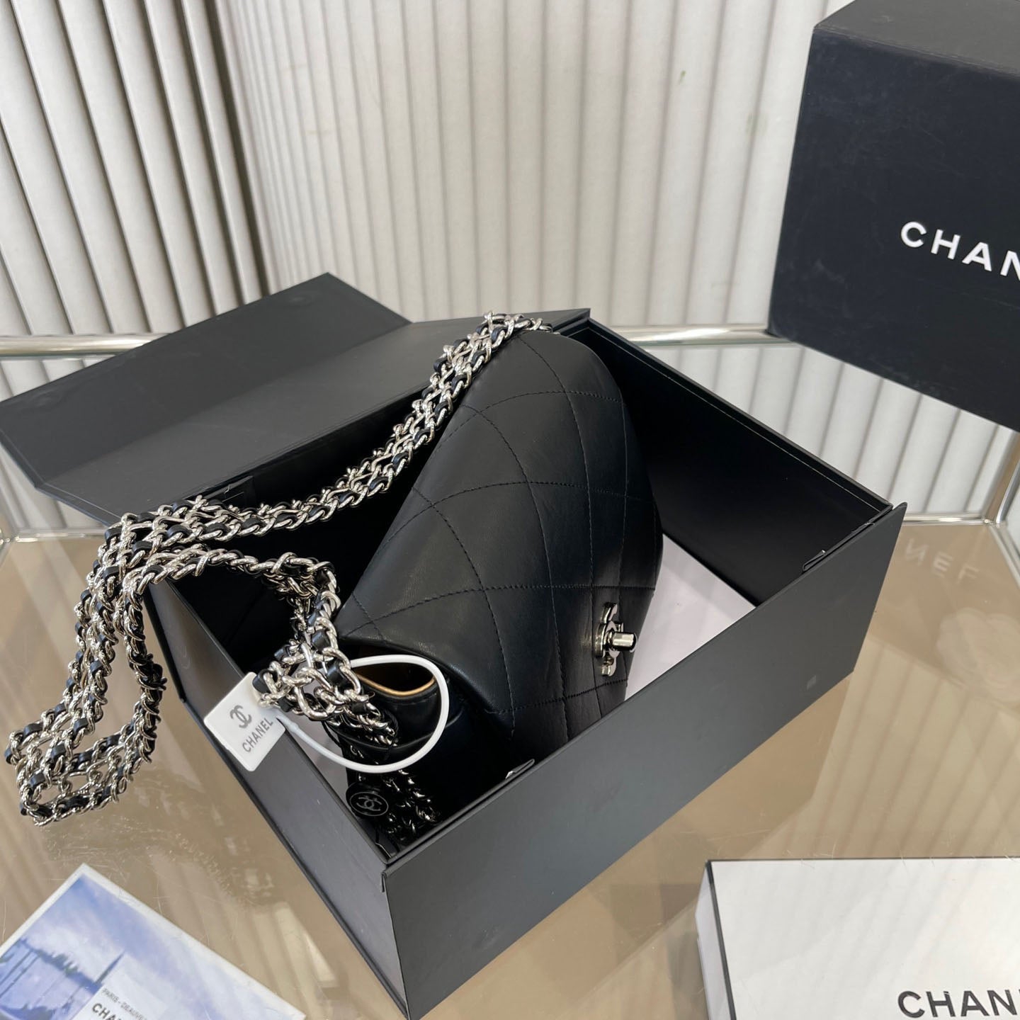 Black Luxury Design Chain Bag WLFBG23021721