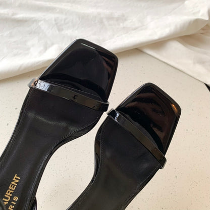 YSL classic one-strap high-heeled sandals 0725032414