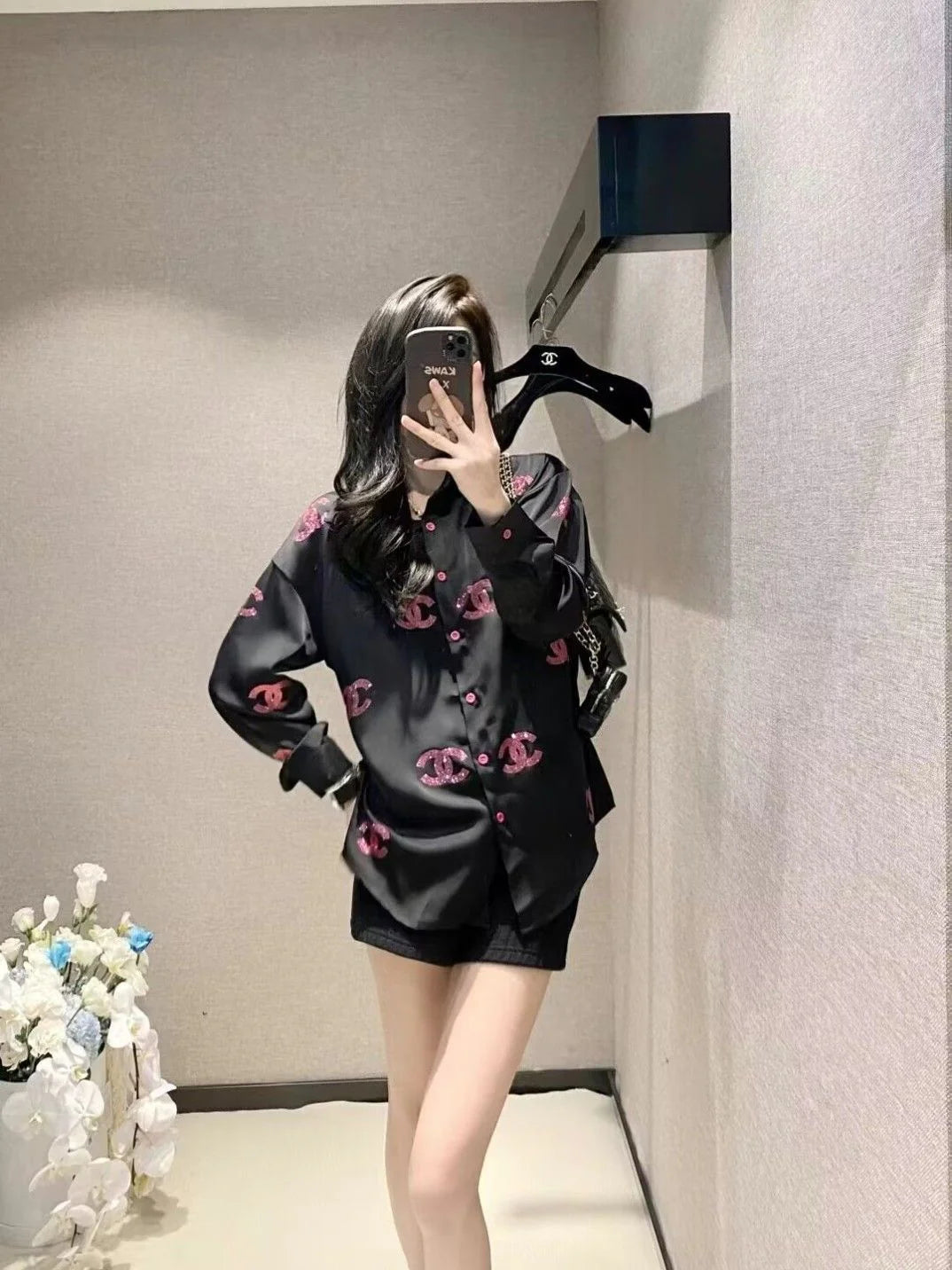 New Versatile Loose Long Sleeve Shirt 1024042910