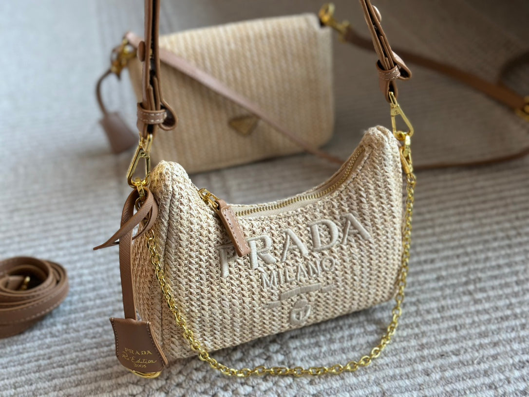 PRD fashionable straw armpit bag 0724032003