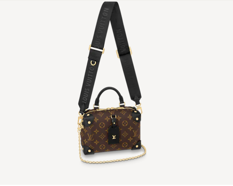 Handmade Leather Shoulder bag 3WAY COLORS black and peach