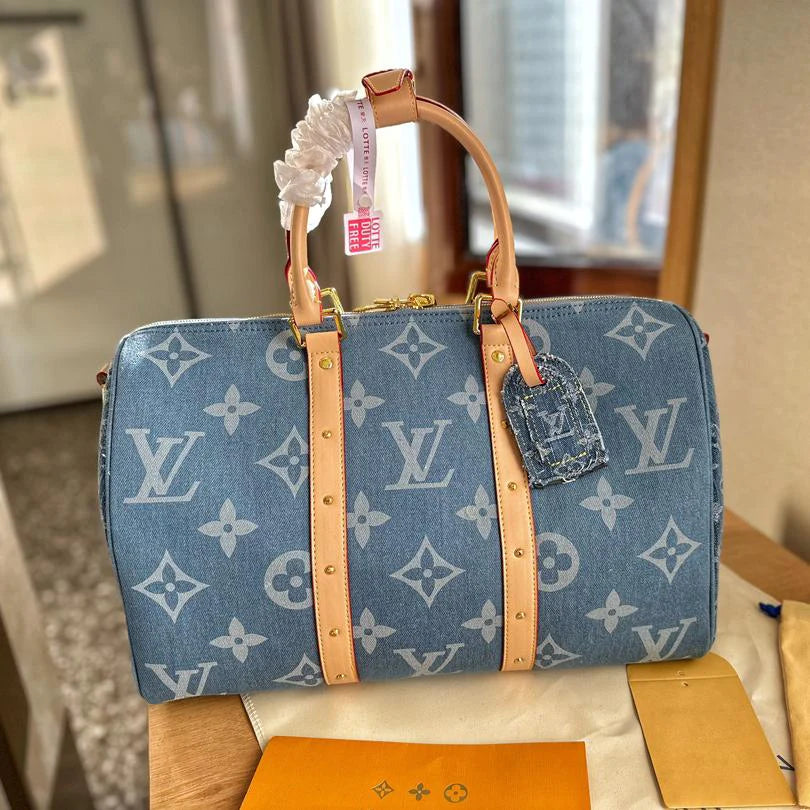 New Blue Handmade 40cm Fashion Travel BagsXC05202413001