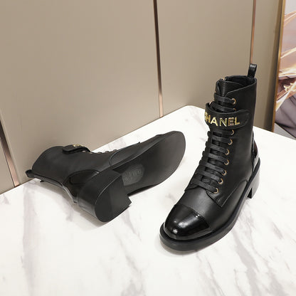 CNL cowhide short boots Martin boots 0724101704