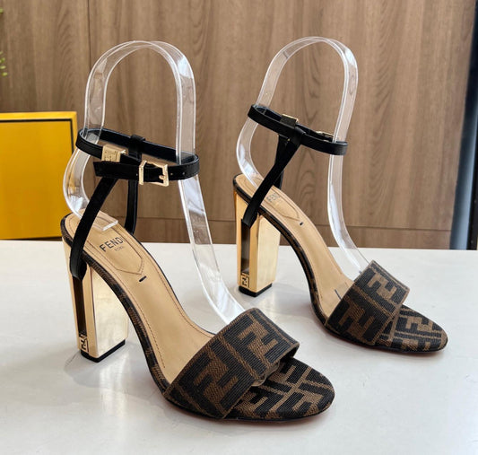 FD fashion print high heels 0725030501