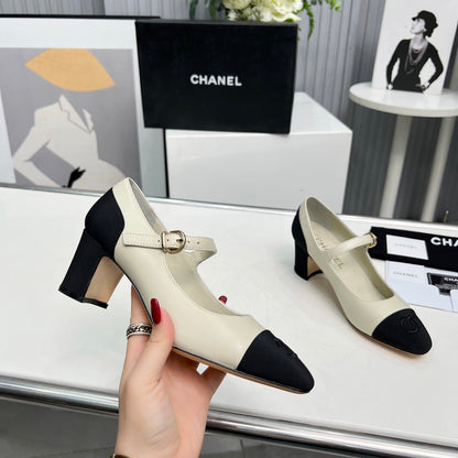 Chane1 top fashion classic color block high heels 0724030816