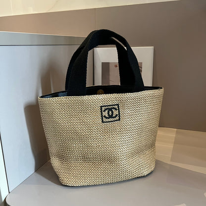 CNL summer pastoral woven handbag 0724041119