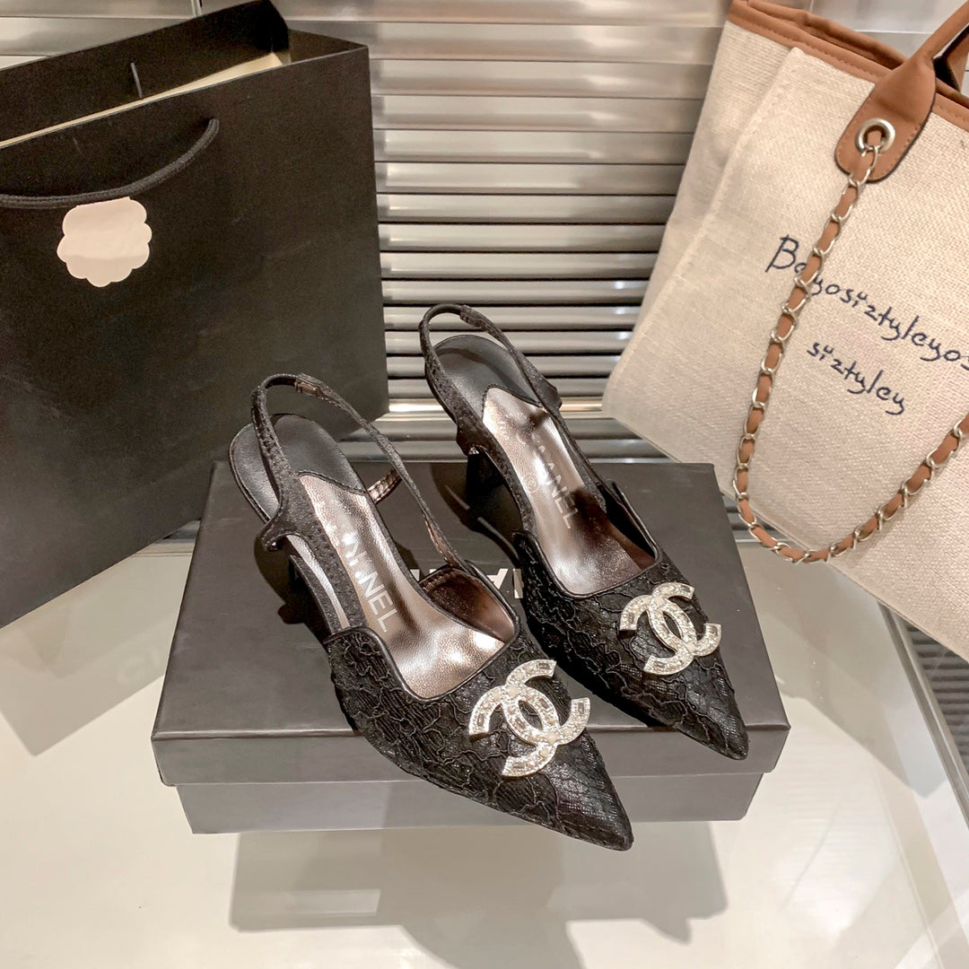 CNL fashion lace high heels XC0723102502