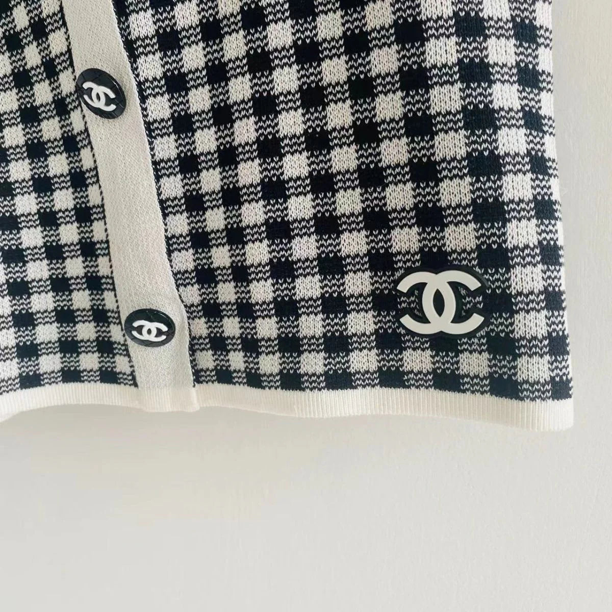 New Check Sling Spice Knit Top 1024072203