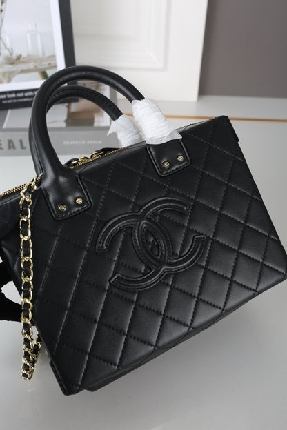 CNL Retro Chain Bag Diamond Pattern Handle Cosmetic Bag Cosmetic Case 0725021301