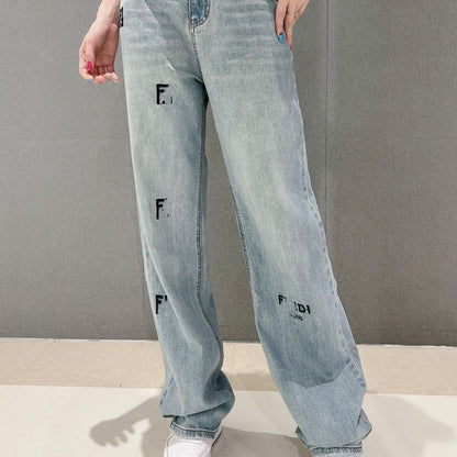 New Versatile Casual Straight Jeans PF1023101226