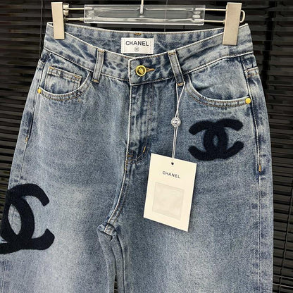 New Fashion Versatile Elastic Jeans 1023122719