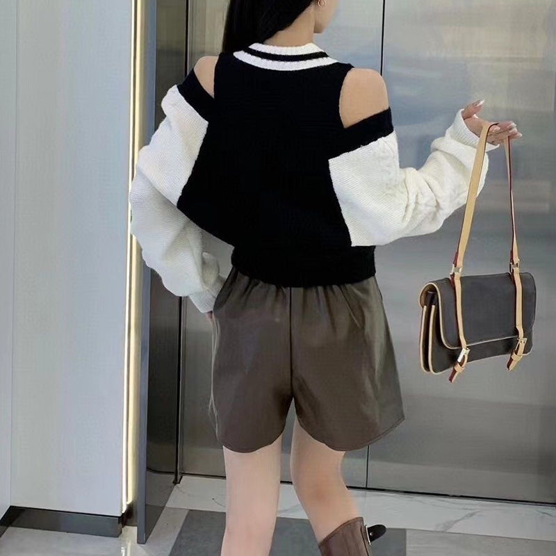 New Fashion Two Piece Knitted Sweater PD1023102424