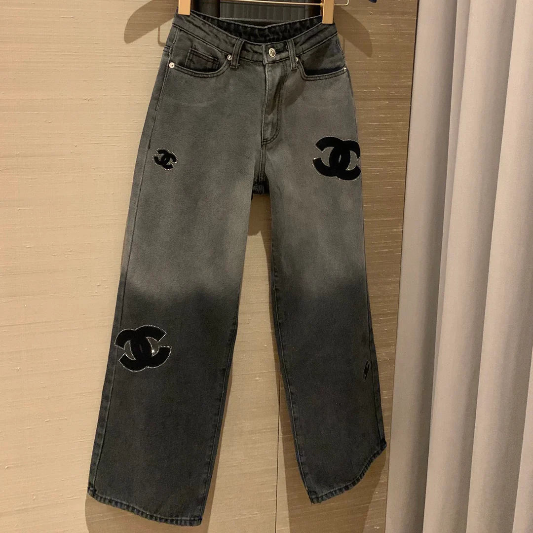 New Fashion Versatile Gradient Jeans 1024040320