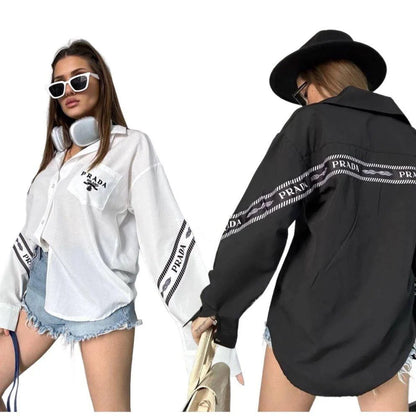 New Ladies Loose Casual Elegant Shirt 102402109