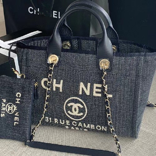 Beach Denim Canvas Bag