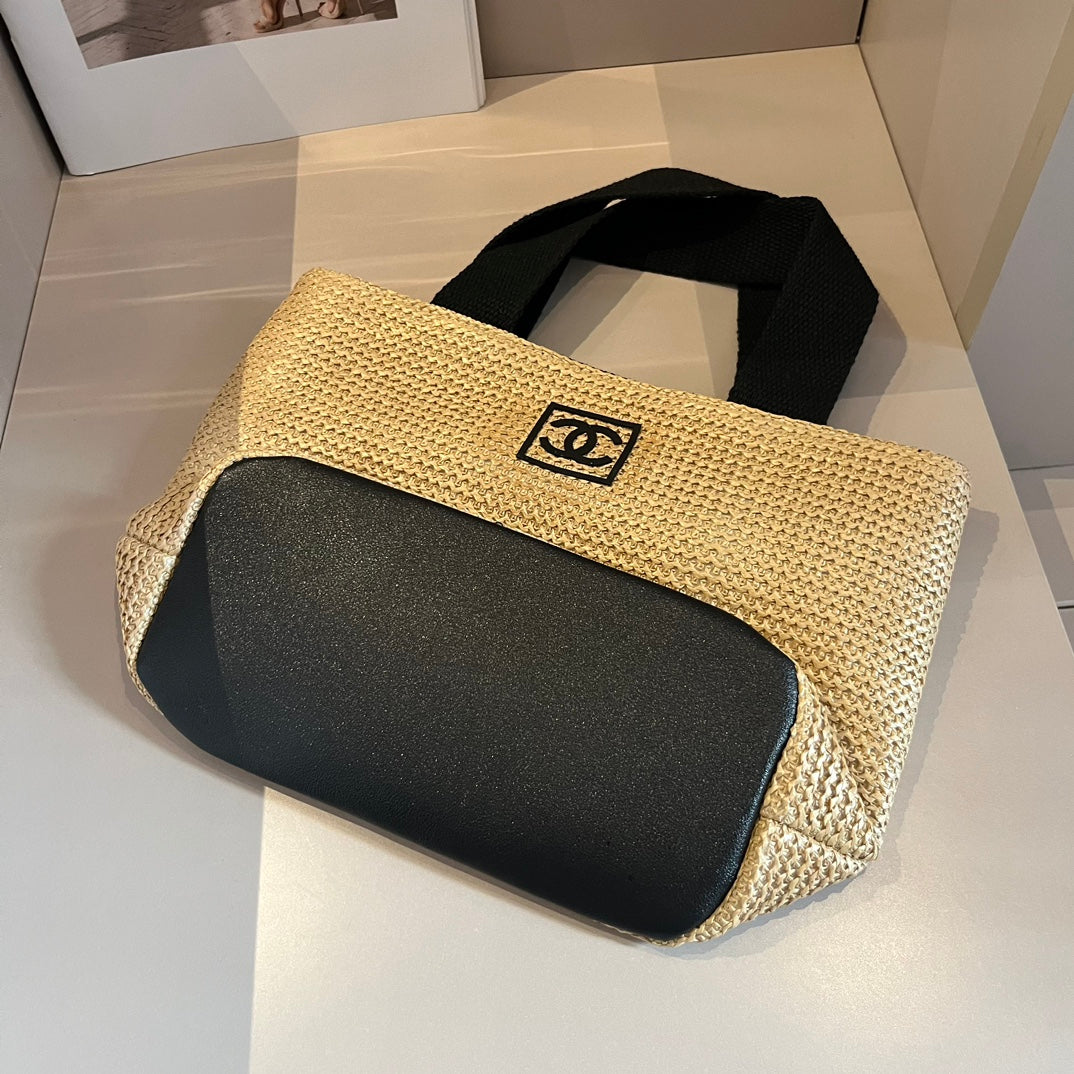 CNL summer pastoral woven handbag 0724041119