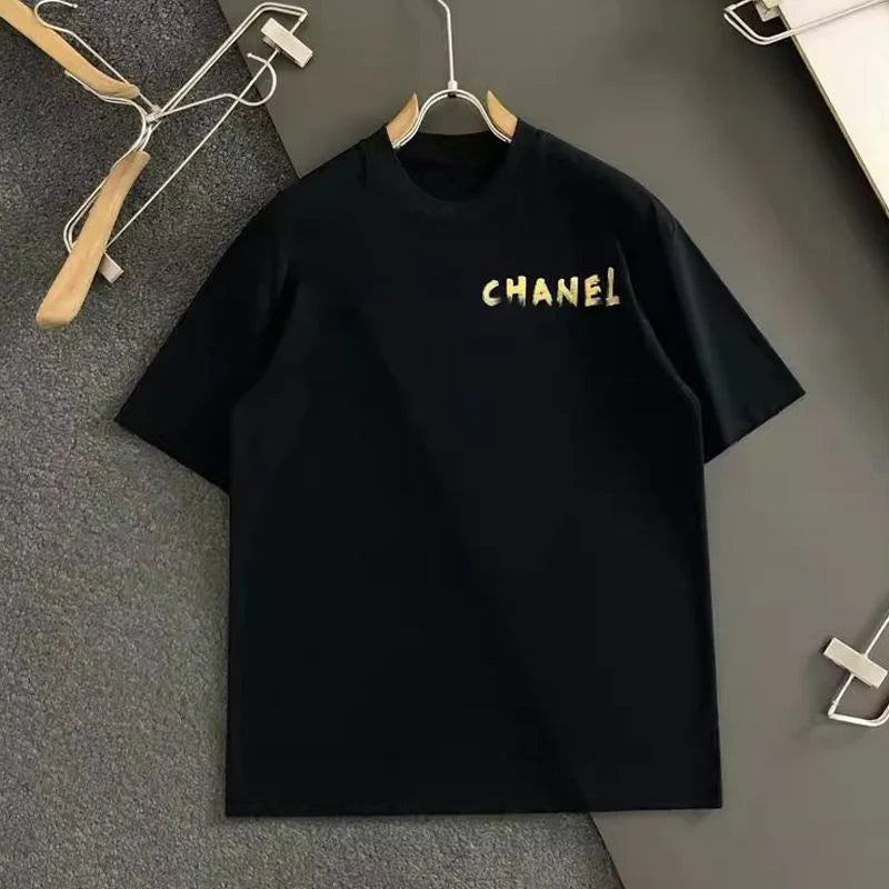 New fashion and versatile printed short sleeves 3D1025020710