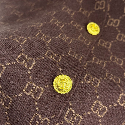 Color-blocked floral print crew neck knit sweater 1025092324