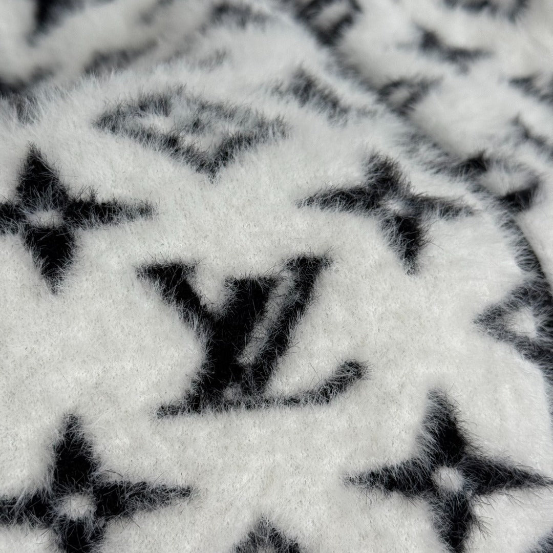 Straight-Leg Denim Pants with Large Floral Print 1025092314