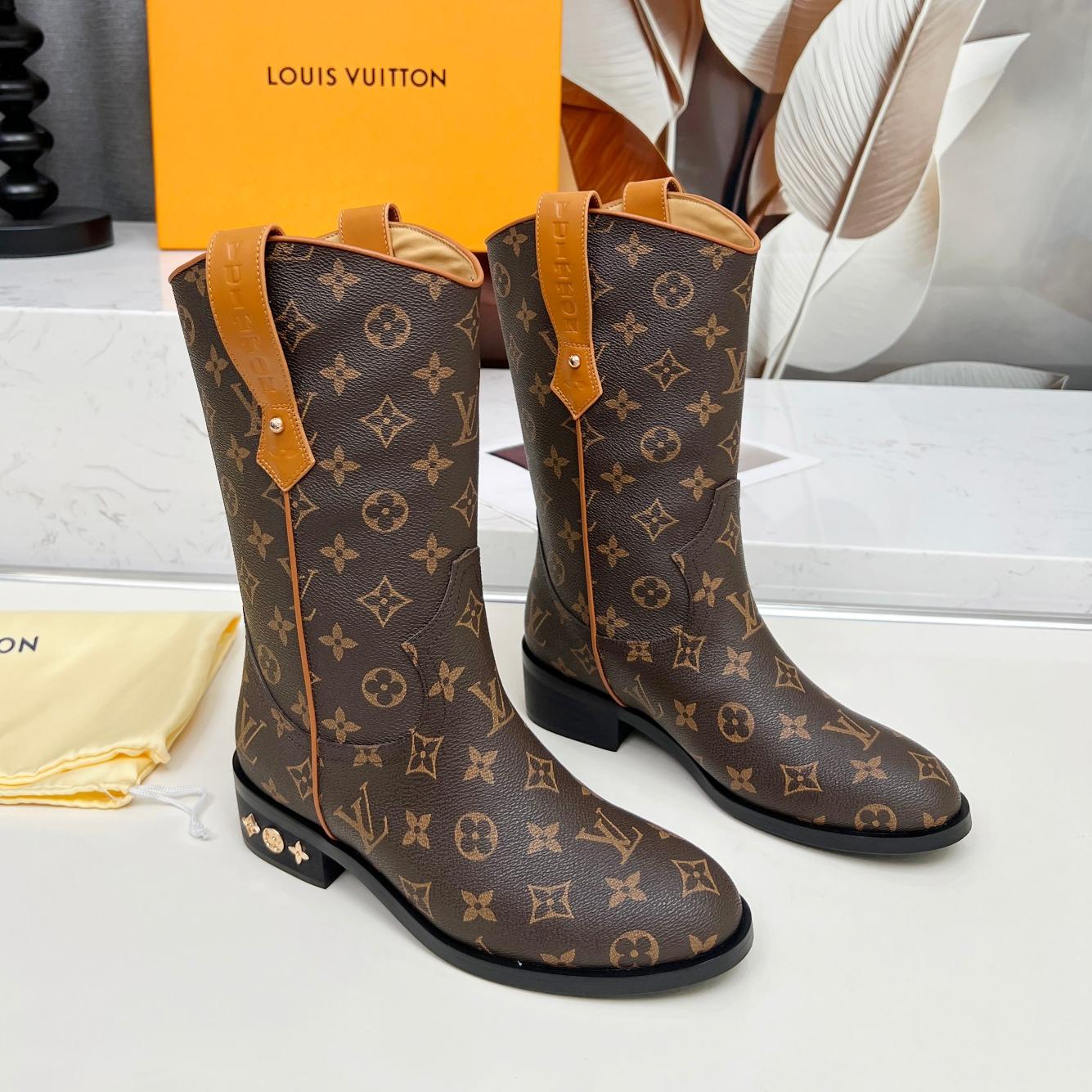 Lvv new fashionable printed long boots 0725092201