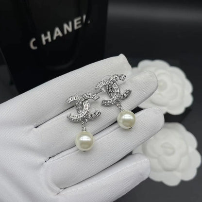 Fashionable Tassel Full Diamond Earrings 1024010313