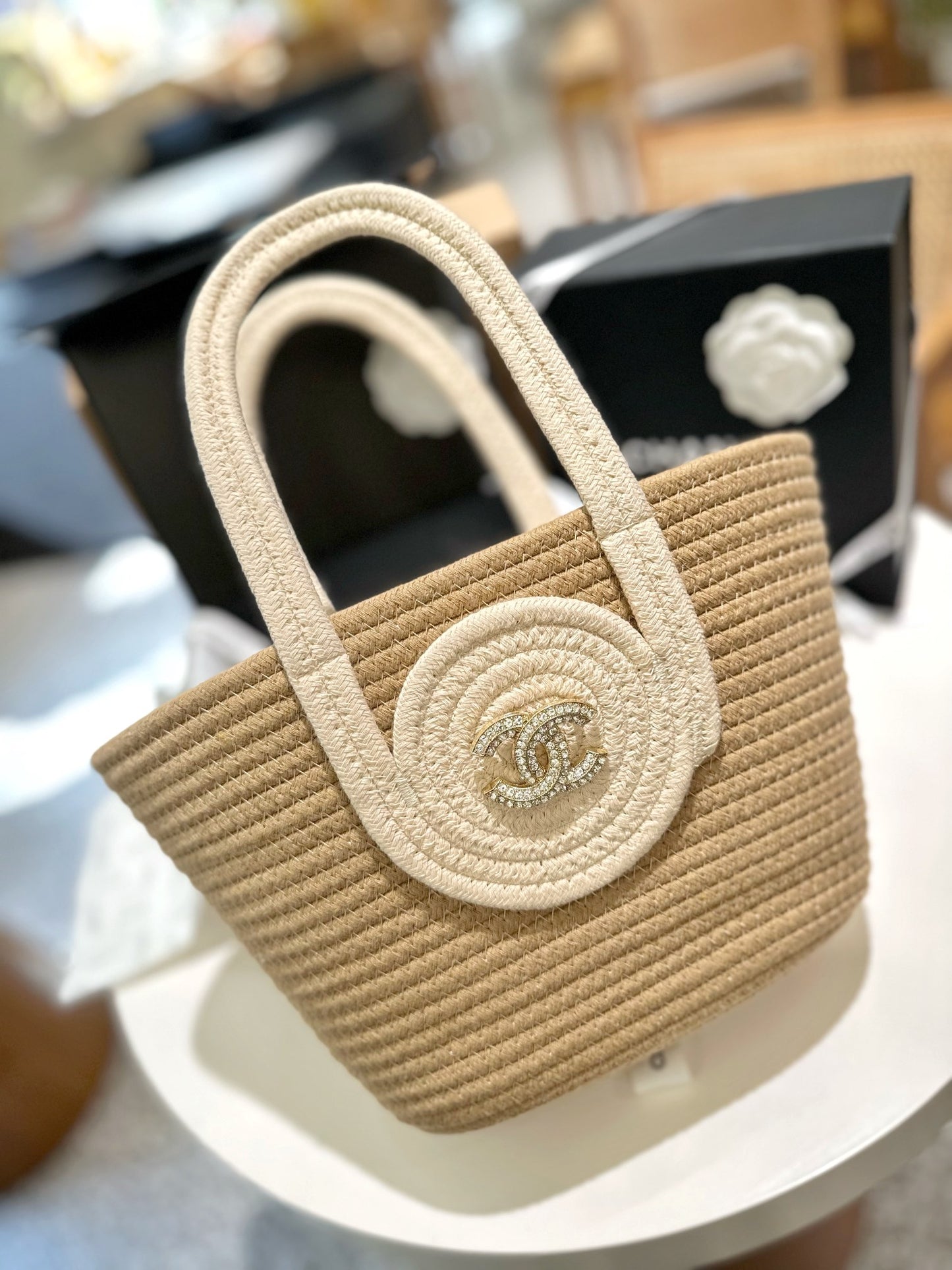 CNL summer woven handbag 0724041121