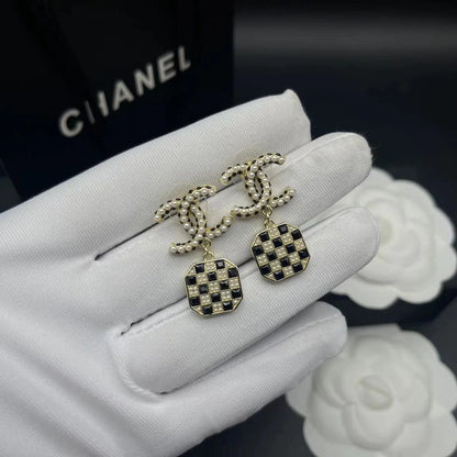 Fashionable Tassel Full Diamond Earrings 1024010313