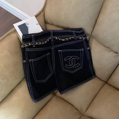 Fashion casual denim shorts PD0123072123