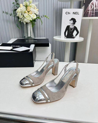 New High Heels Mary Jane Square Toe Sandals  1024031804