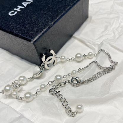 Premium Double C Letter Necklace 0823112207