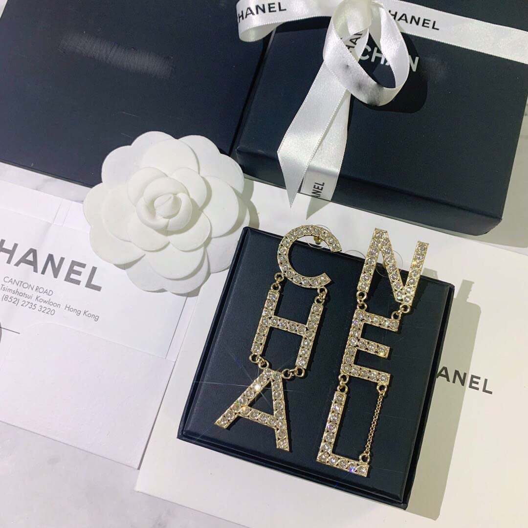 Large Letter Earrings