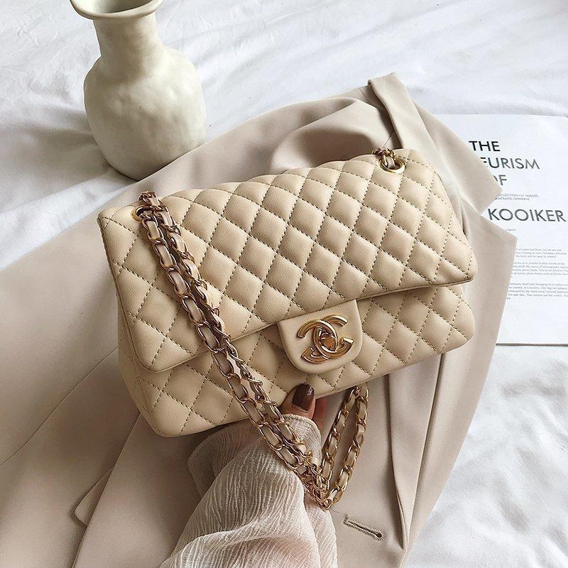Small fragrant style rhombus chain bag 0823113010