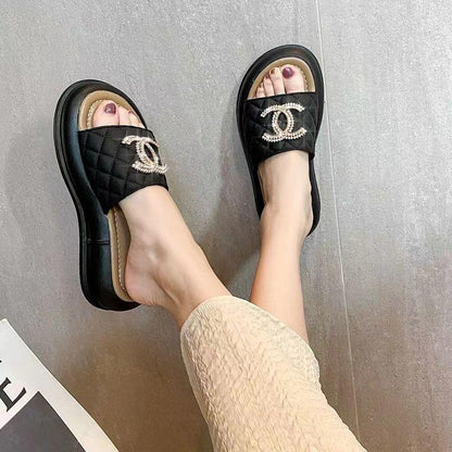 New Style Thick Sole Fashion Personalized Lazy Shoes 1024052113