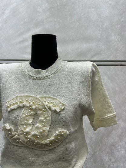 CHA Fashion Pearl Double C Sweater 0724022007