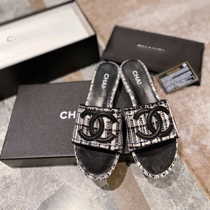 low heel spring summer slippers 03084