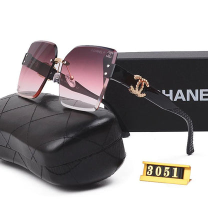 New Large Frame Women's Sunglasses Anti-glare Fashion Sunglasses 1024060307