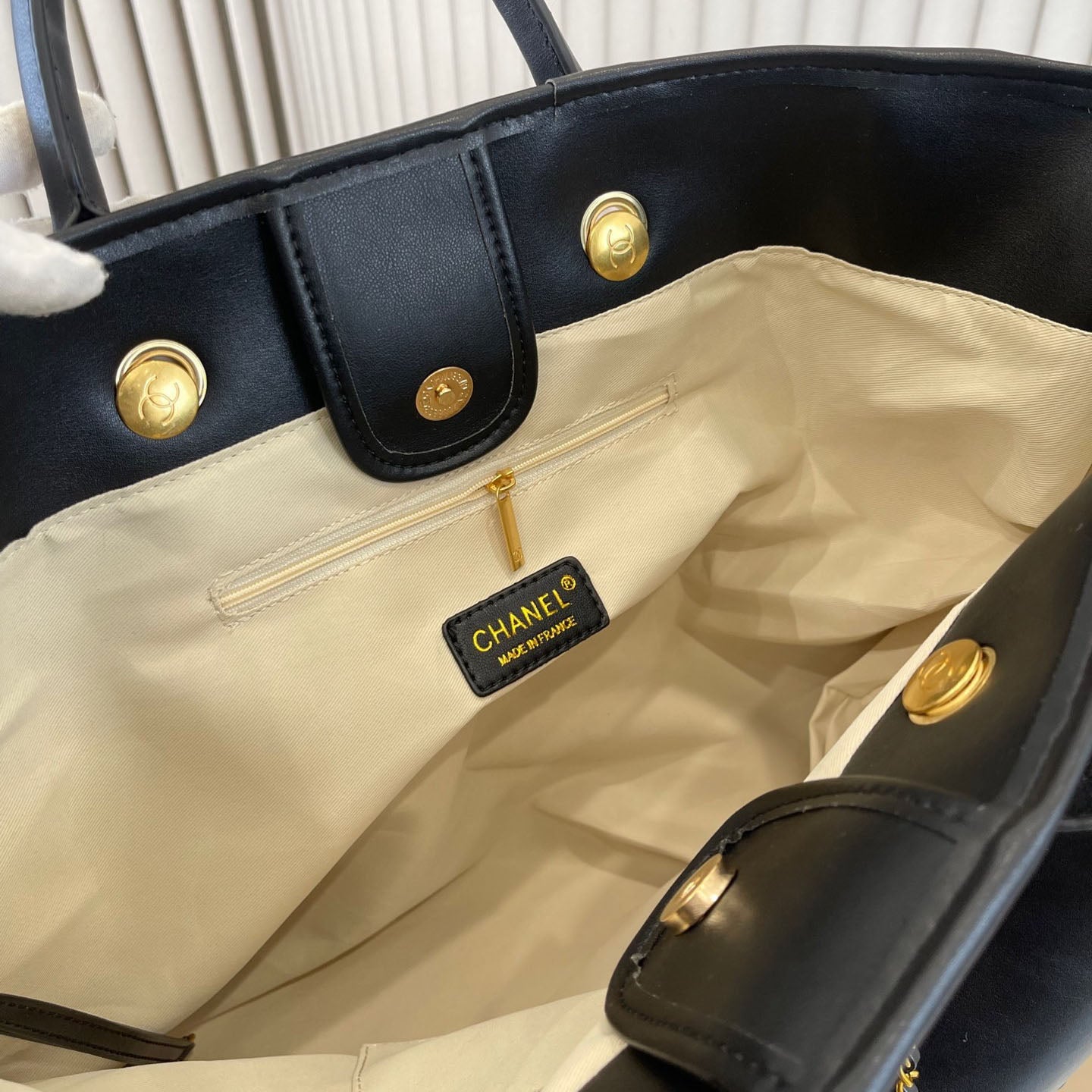 Black Simple Unique Design Beach Bag WLFBG23021725